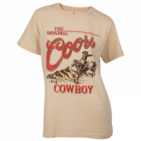 Coors The Original Cowboy Mineral Wash Women's T-Shirt